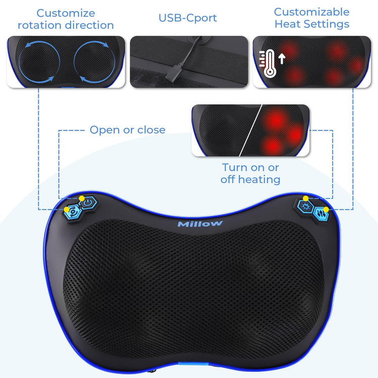 Millow Rechargeable Massage Pillow