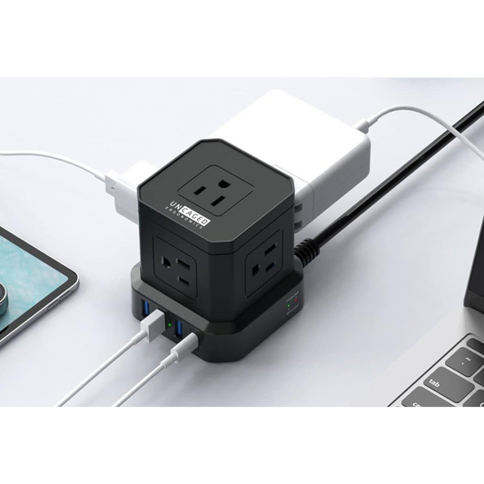 CUBE Surge Protected Power Strip - 2 PACK