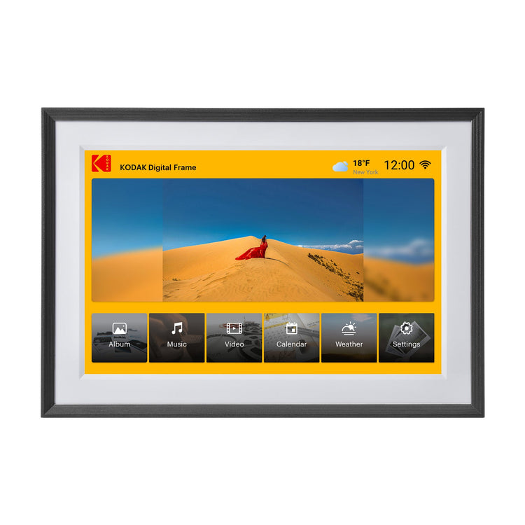 10-inch Wi-Fi Digital Photo Frame with Touchscreen LCD Display