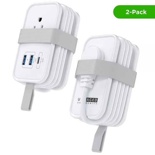 Travel Power Strip - 2 PACK